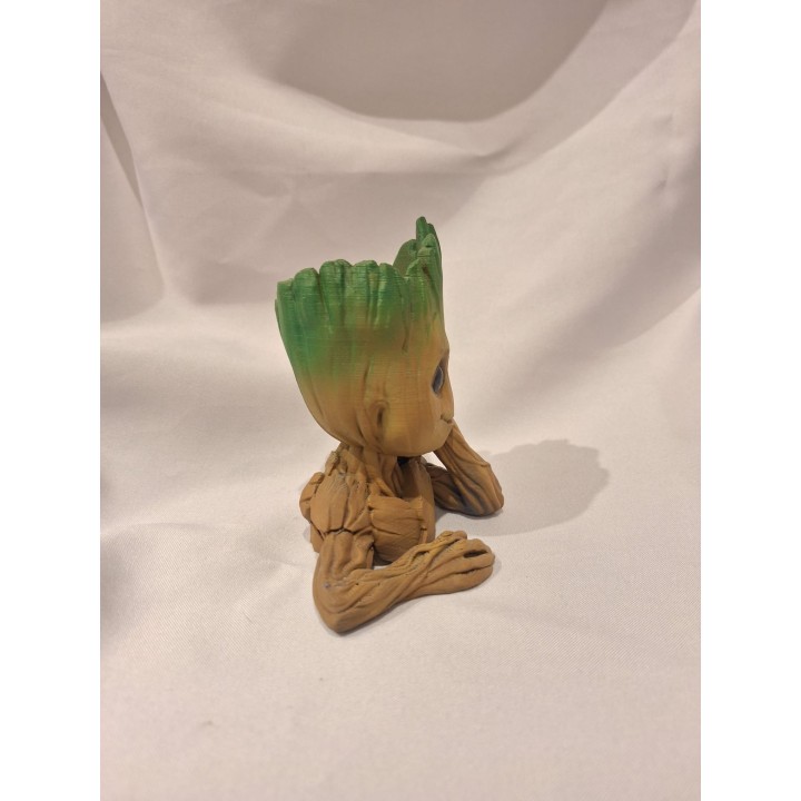 baby groot pintado a mano hand made