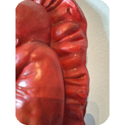 Fruto de la vida bajo relieve escultura