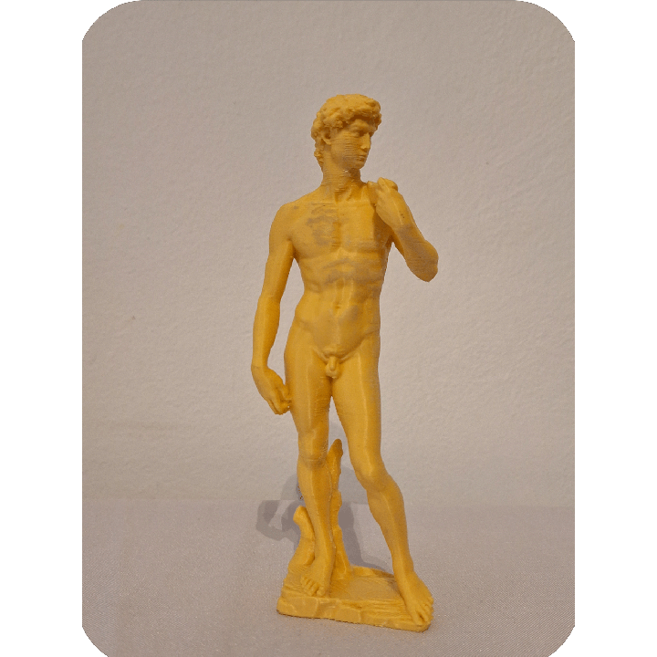 Impresion 3d de la grandiosa escultura de el David